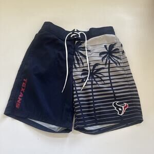 Houston Texans NFL Team Apparel Board Shorts Men’s Medium Swim Trunks Lined GIII